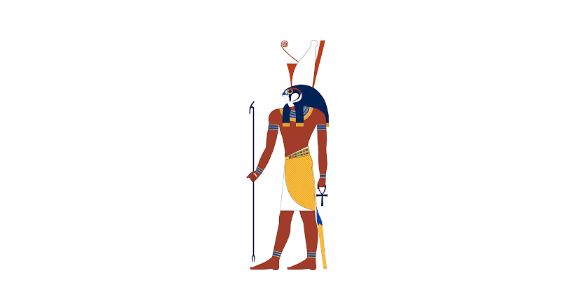 The God Horus (God of the sky)	