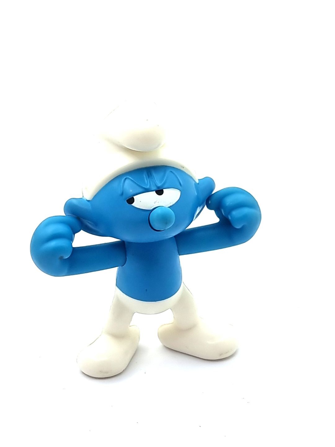 Angry Smurf figure