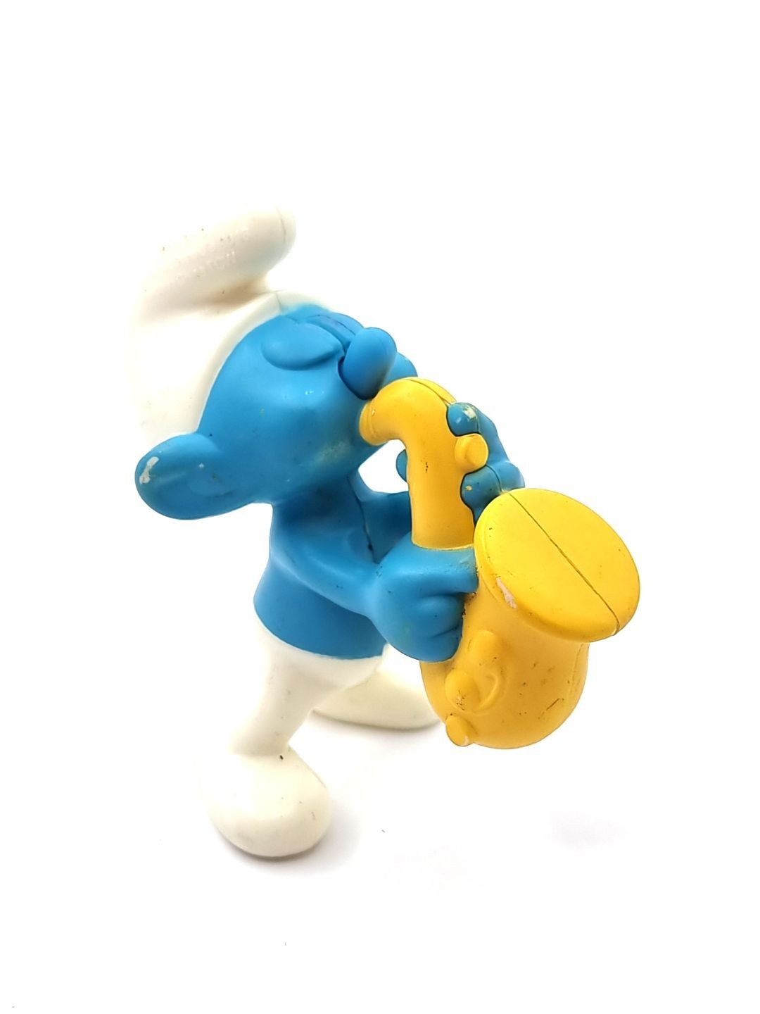 tagged smurf figure