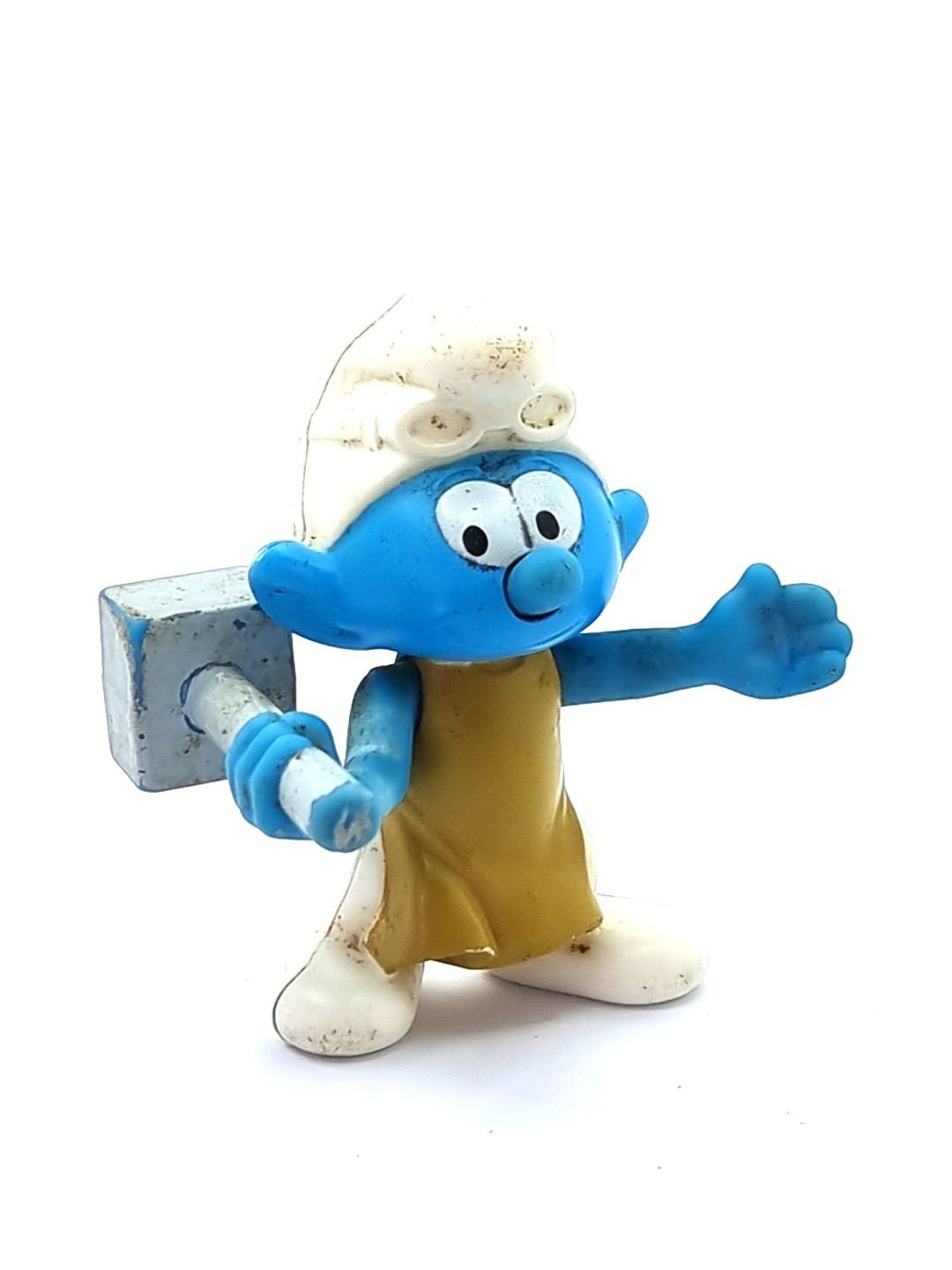 blacksmith smurf figure