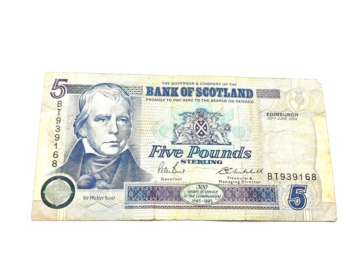 5 pound scotland souvenir 